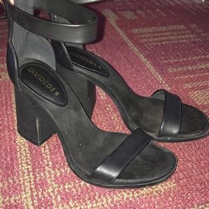 H&M black 4 inch heels
